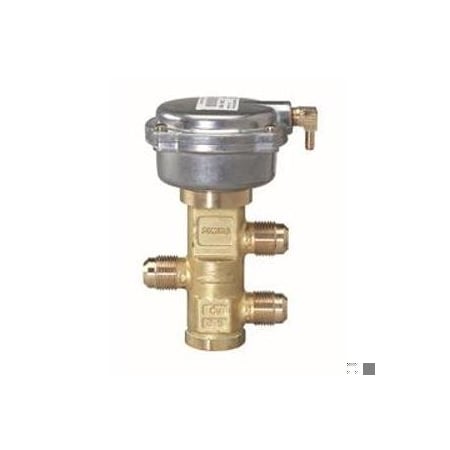 Siemens 1/2 in. FLARE 3-WAY MIX VLV, 10-15# 656-0009
